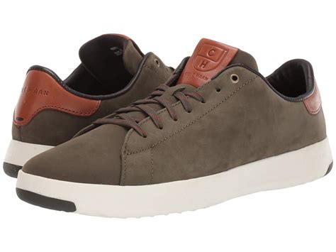 Cole Haan Leather Grandpro Tennis Sneaker in Brown for Men - Lyst