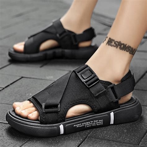 Jual Menfootgear Sepatu Pria Sepatu Cowok Adelio Sandals Shopee Indonesia