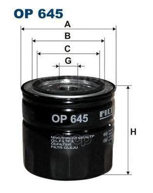 Купить Фильтр Масляный Filtron Op645 Volvo 440,460,480 1.7-2.0L 88-96 ...