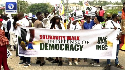 APC Supporters Hold Solidarity March In Abuja Back Tinubu S Emergence