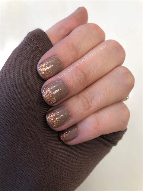 Upper East Side And Coming Up Rose Gold Color Street Nails Nail