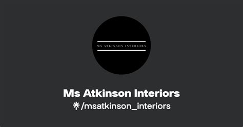 Ms Atkinson Interiors Instagram Tiktok Linktree