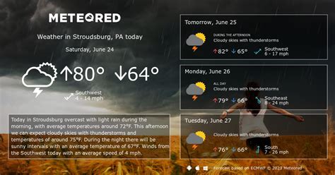 Stroudsburg, PA Weather 14 days - Meteored