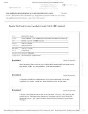 Review Test Submission Module Quiz Click Here Revised Pdf