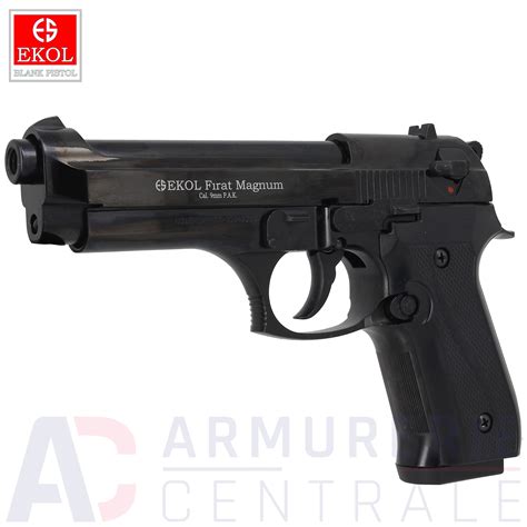 Pistolet Ekol Firat Magnum Noir Mm Pak Armurerie Centrale