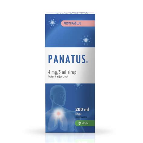 Panatus 4 mg/5 ml sirup, 200 ml | Lekarnica.com