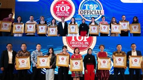 Ini Jajaran Peraih Penghargaan Top Digital PR Dan Top Official Store