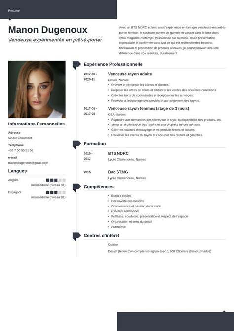 Blog Exemples Cv Pdf Modele Modern Exemple Cv Cv Pdf Le Cv