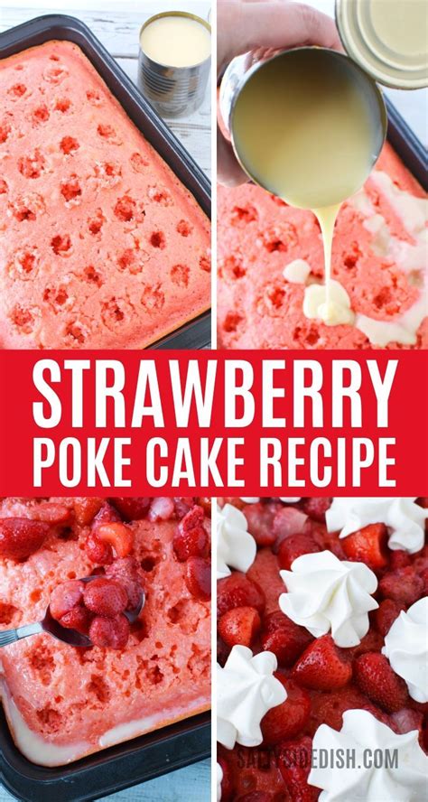 Strawberry Poke Cake With Real Strawberries Artofit