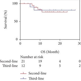 The Overall Survival Of The Patients A The Kaplan Meier Curve Of Os