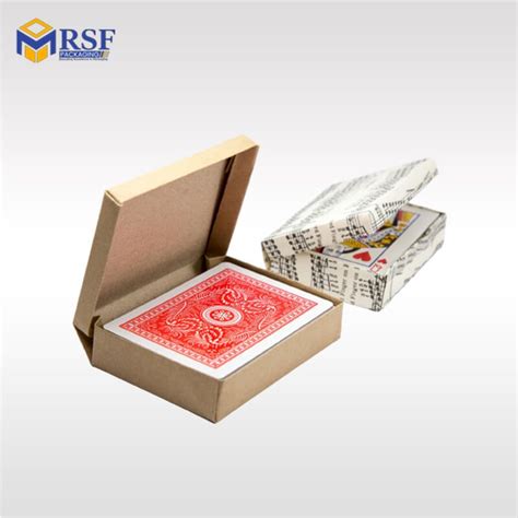 Playing Card Boxes Custom Printed Card Boxes Rsf Packaging