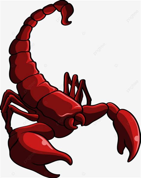 Scorpion Mascot Fang Poisonous Organism Vector Mascot Fang Poisonous