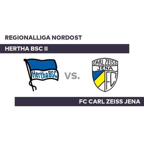 Hertha Bsc Ii Fc Carl Zeiss Jena Knapper Erfolg F R Berlin