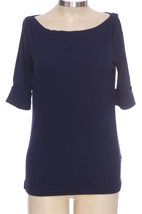 Top Camiseta Color Azul Ralph Lauren Closeando