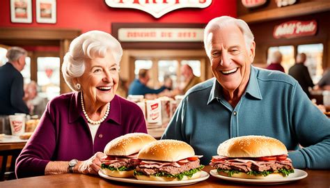 Arby's Roast Beef Sandwiches for Older Diners