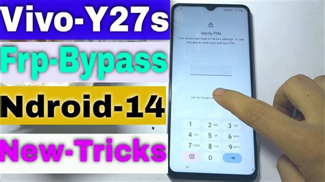 Vivo Y27s Android 14 Frp Bypass New Tricks Vivo All New Security 2024