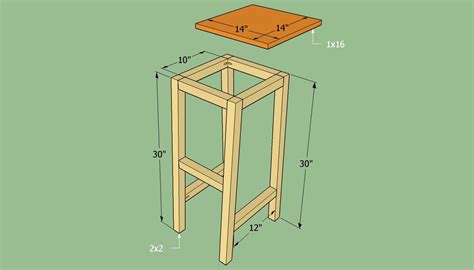 Woodwork Wooden Bar Stool Building Plans Pdf Plans