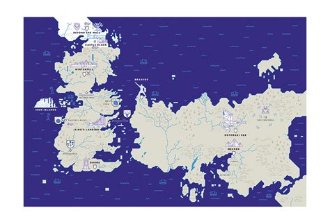 Game of Thrones Season 6 Map on Behance