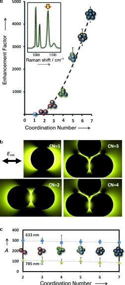 Optical Enhancement Of Nanoparticle Clusters With Coordination Numbers