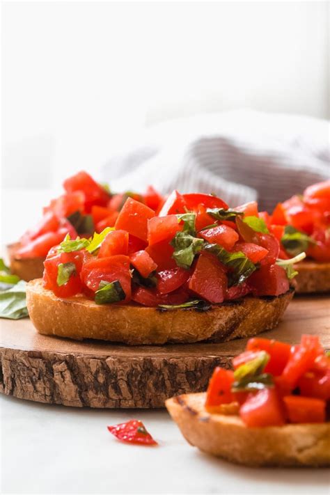 Fresh Tomato Basil Bruschetta Recipe Little Spice Jar