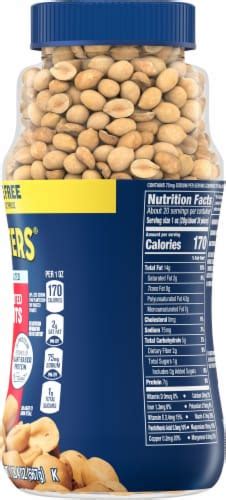 Planters Lightly Salted Dry Roasted Peanuts Oz Kroger