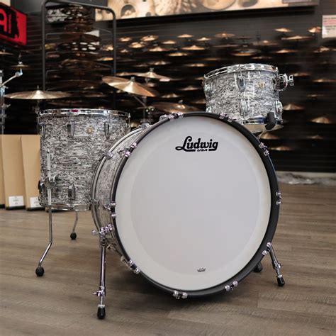 Ludwig Classic Maple Pro Beat 3 Piece Shell Pack 131624 White