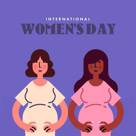 Premium Vector International Womens Day Background Illustration