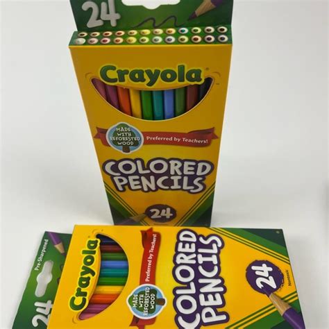 Crayola Art Crayola Colored Pencils 2 Packs Of 24 Presharpened