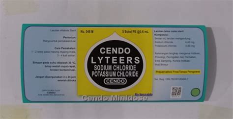 Tetes Mata Cendo Lyteers Minidose X Ml Lazada Indonesia