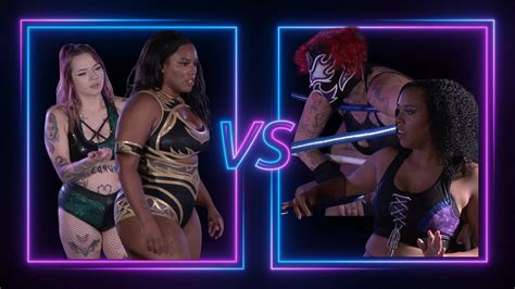 Brittany Jade And Cassandra Golden Vs Great Sisaki And Leah Night Youtube