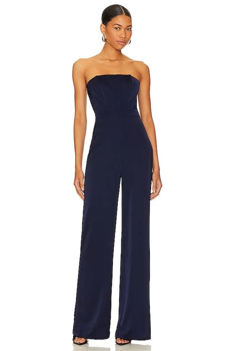 Lovers And Friends Dyland Jumpsuit In Navy Blue Revolve