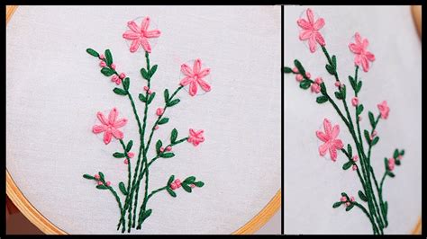 Easy Embroidery Flowers For Beginners | Embroidery