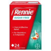 Rennie Sugar Free Mg Mg Chewable Tablets Dunnes Stores