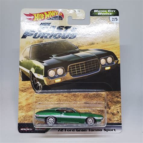 Hot Wheels Velozes E Furiosos Fast Furious Motor City Muscle Ford Gran Torino