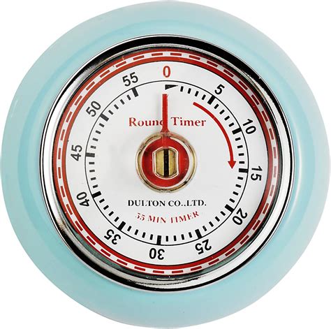 Eddingtons Magnetic Retro Timer Duck Egg Blue