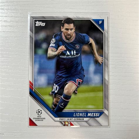 Topps Chrome Champions League Lionel Messi Japanese Version