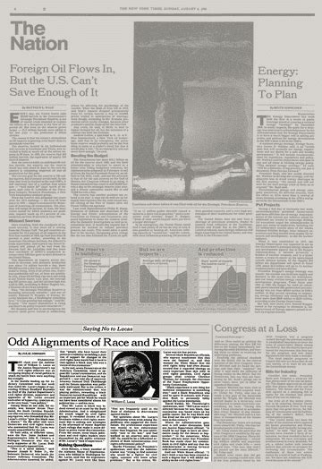 The Nation Odd Alignments Of Race And Politics The New York Times