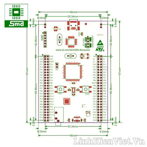 Mua Kit Stm32f4 Discovery Kit Phát Triển Stm32f407 Arm Cortex M4 Dsp Core Giá Rẻ Nhất Teckivn