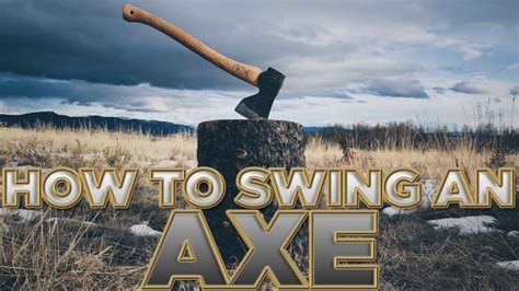 How To Swing An Axe For Exercise Youtube