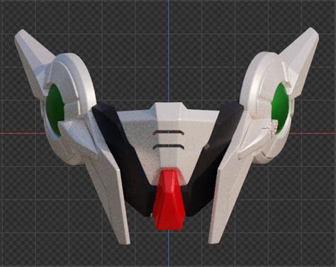 00 Quanta Raizer Gundam Mask 3d Printable Files Etsy