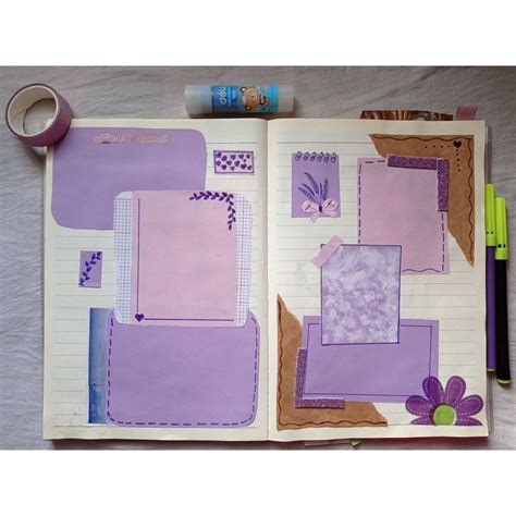 Vibrant Purple Art Journal