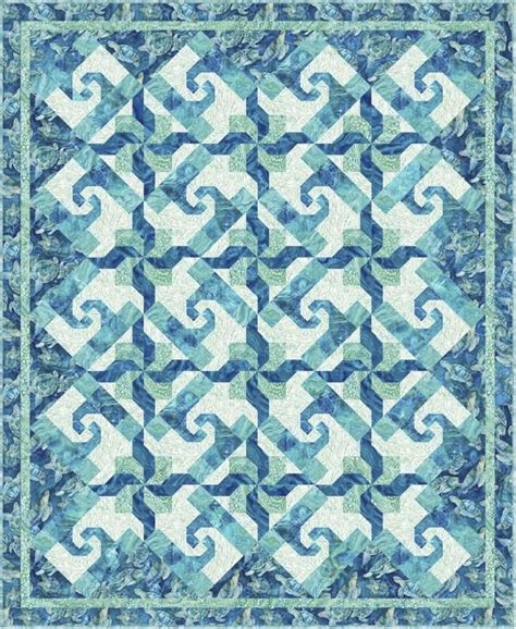 Ocean Currents Quilt Pattern