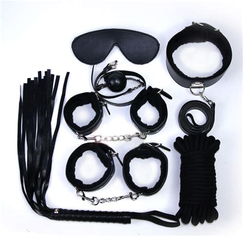 New Leather Bdsm Bondage Set Restraints Adult Games Sex Toys For