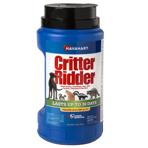 Havahart Critter Ridder Animal Repellent 5lb. Granular Shaker - Outdoor ...
