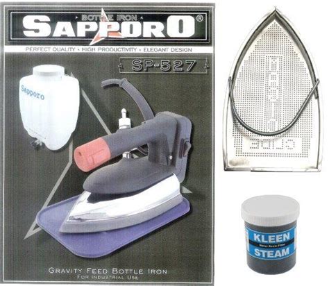 Sapporo Gravity Steam Iron With Resin And Iron Shoe