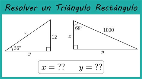 CÓMO CALCULAR LAS LONGITUDES DE LOS LADOS DE UN TRIÁNGULO RECTÁNGULO