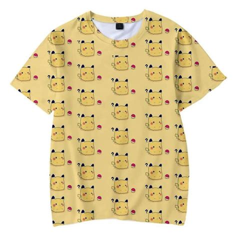 T Shirt Pok Mon Kawaii Pikachu La Pok Mon Boutique