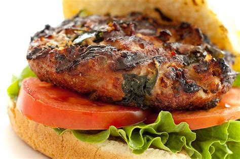 Recipe For Spinach And Feta Turkey Burger Lifes Ambrosia Lifes Ambrosia