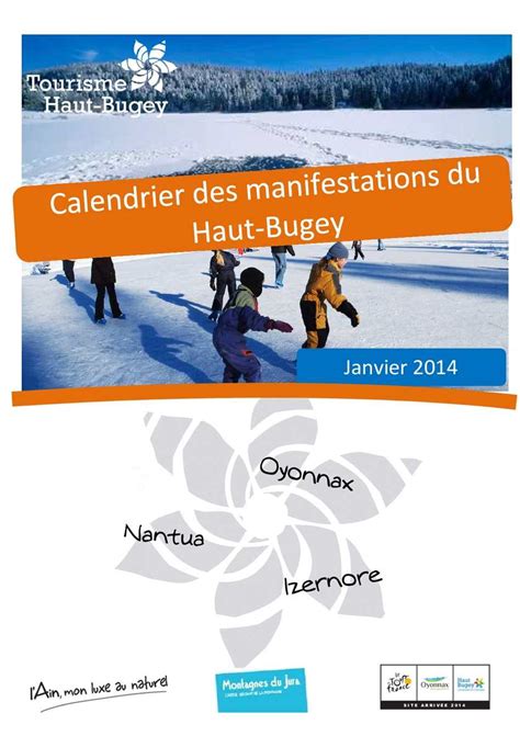 Calaméo Agenda des manifestations du Haut Bugey mars 2014