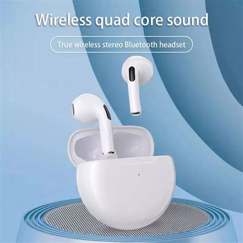 Top Hifi Stereo Waterproof Audionic Earbuds Pro6 Earphone Audifonos ...